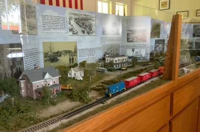 Train Exhibit at Historical Society Museum